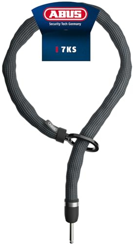 ABUS Einsteckkette Adaptor Chain Superior 7KS, 100 cm Länge, blau | Rahmenschloss-Einsteckkette mit 7 mm Vierkantkette, gehärtetem Stahl, kompatibel mit ABUS Rahmenschlössern