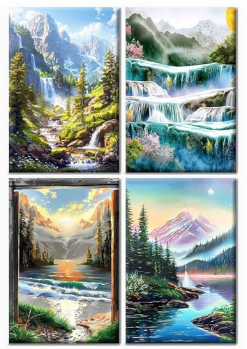 Yiminu.DS Diamond Painting Erwachsene, 5D Diamont Painting Bilder Diamant Painting Bastelset Basteln, 30CM X 40CM, hepubu-4pcs