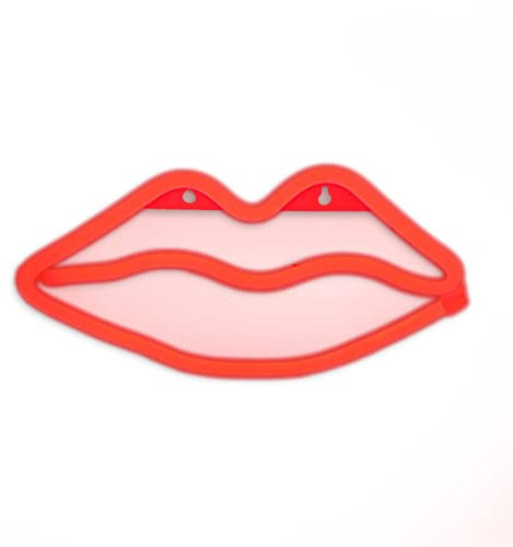 Premium Red Lips Neon Light Sign Wall Light - The Glowhouse UK