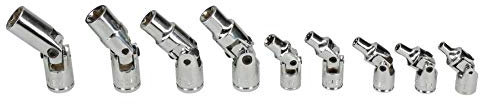 1/4 + 3/8” Drive E Female Torx Star Sockets on Wobble Universal Joint E4 – E16