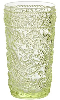 KASANOVA Bicchiere bibita Damasco in plastica, da 630 ml verde Tavola