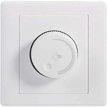Fdit 1 pièces Pratique Maison Mural Bouton Rotatif Lampe Professionnelle Panneau de contrôleur de luminosité variateur de Nouveau