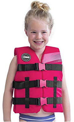 Jobe Junior 50N Wassersport Waterski Jetski Wakeboard Sicherheitsweste - Top - Pink - Leichtgewicht - Unisex