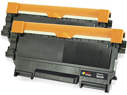 Toner Experte TN2220 TN2010 Tonerkartusche Ersatz für Brother TN-2010 Kompatible für MFC-7460DN MFC-7360N HL-2250DN DCP-7055W DCP-7055 FAX-2840 (2 Schwarz)