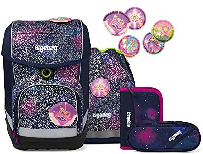 ergobag cubo Set ergonomischer Schulrucksack Klassisch 5-teilig 1. Klasse Grundschule