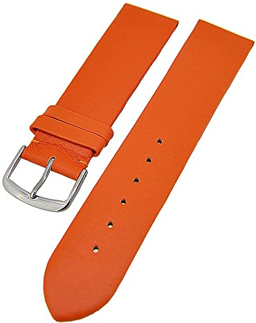 Uhrenhuette Uhrenarmband weiches Kalbslederband Stegbreiten 16mm - 24mm