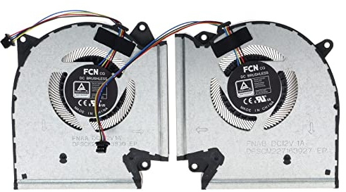 Lüfter CPU GPU Kühler Lüfter für Asus ROG Strix G513IM G513IR G513QM G513QR G533QM G533QR G533QS G713IM G713IR G713QM G713QR G733QM G733QR G733QS 12V 1A FNAA 13NR0540P02011 FNAB 13NR0540P01011