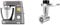 Kenwood Titanium Chef Patissier XL Stand Mixer for Baking- Powerful Food Mixer, With K-Beater, Dough Hook, Whisk, and 2 Bowls 5L and 7L, KWL90.004SI, 1400W, Silver & KAX950ME Food Mincer Attachment