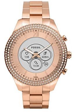 Fossil Smartwatch for Women, Stella Gen 6 Hybrid Smartwatch, with Heart Rate, Activity & Sleep Tracking with in-depth Wellness Stats. FTW7063
