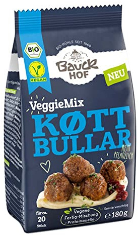 Bauck Hof Veggiemix Köttbullar Bio, 2 X 180 Gr