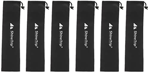 BESPORTBLE 6 Stück Zeltstangen-Tasche Tragetascheneinsatz Organizer Sonnenschutz Überdachung Outdoor-Zeltstangen-Aufbewahrungstasche Tragbare Outdoor-Angelrute-Tasche Kühltasche