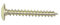 200 Vis pour fixation de penture de volet bois - Torx T30 D. 14 mm - D. 7 x 60 mm - Zingué jaune