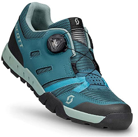 Scott Sport Crus-r Flat Boa Damen MTB Trekking Fahrrad Schuhe Petrol grün 2025: Größe: 38