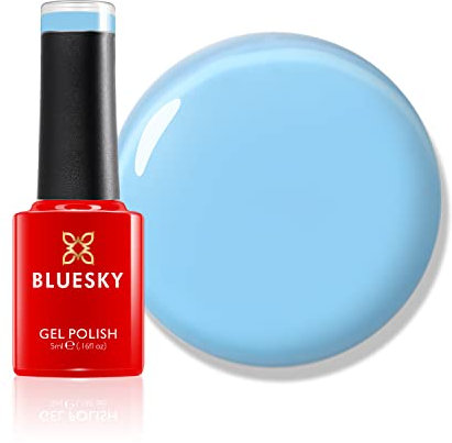 Bluesky Gel Nail Polish, Pastel Dreams, Blue Insider - LPD23. Pastel Gel Polish, Blue, Long Lasting, Chip Resistant, 5ml (Requires Drying Under UV or LED Lamp)