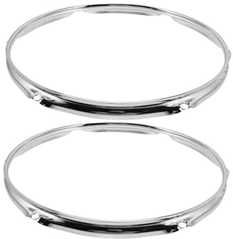 MILISTEN 2st Trommelkreis Snare-drum-ring Teile Für Schlaginstrumente Spannreifen Für Kleine Trommel Snaredrum-teile Go-teile Perkulierer Stahl Musikinstrument Goldene Frucht Student