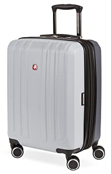 SwissGear 8028 Hardside Expandable Spinner Gepäck, Hellgrau/Aschgrau, 3-Piece Set (19/24/28), 8028 Hardside Expandable Spinner Gepäck