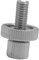 Okiyakusama Vis de Réglage de Câble de Levier de Frein d'embrayage M10 en Alliage d'aluminium, Ajusteur Universel 10mm Pièces de Piston pour Moto, Motocross, ATV, UTV, Argent
