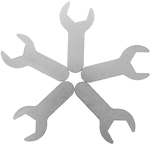 jojofuny 5pcs Gas Bottle Wrench Multifunctional Spanners for Pressure Regulators Hand Tools Comfortable Grip for Home Use