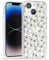 SCORPIFY for iPhone 14 Case with Daisy Floral Design, Cute Clear Flower Phone Cover for Women Girls, [10FT MIL-Grade Drop Protection] [Non Yellowing] Slim Bumper with Stylish Pattern