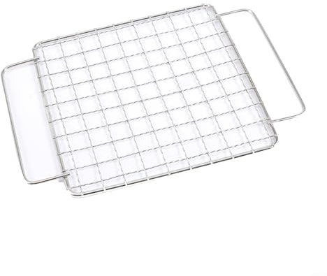 Grille de barbecue en acier inoxydable, grille de rechange pour fumoir, granulés, gaz, charbon de bois, barbecue de camping, outils de pique-nique en plein air (petit grill)
