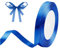 Geschenkband Blau 10mm x 23m Satinband Blau Schleifenband Geschenkband Satinbänder für Geschenkverpackungen, Basteln, DIY, Nähen, Brautparty-Dekoration, Christbaumschmuck
