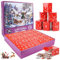 AKONE Puzzle Adventskalender 2025 Erwachsene, 1008 Teile Weihnachten Puzzle Adventskalender 24 Tage Countdown, 70 x 50 cm Weihnachtspuzzle Adventskalende 2025, Weihnachten Geschenke für Kinder