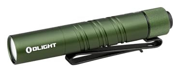 OLIGHT i3T2 EOS Torch 200 Lumens Meters Throw Mini AAA EDC Flashlight Eeveryday Pocket Carry Outdoor Gear for Dog Walking,Hiking,Camping,Joging, Maitenance (OD Green)