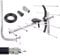 Kit de instalación de antena de TV digital 4G para exterior para Smart Freeview HD, antena de loft con conector coaxial macho hembra y cable RG6 de 10 m