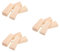 iplusmile 3 Sätze Dübel Schienenspacer Fensterkeile Holznagel Holzkeil Holzplatte Türanschlagkeil Dreieckiger Keil Türkeil Für Die Unterseite Der Tür Türkeile Hölzern Beige 4 Stück * 3