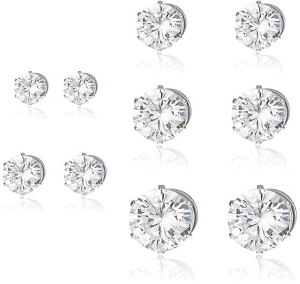 5 Pair Magnet Ohrringe Herren Magnet Ohrringe Magnetische Ohrringe Herren Ohrringe Magnet Herren Magnet Ohrringe Damen Ohrringe Magnet Magnetohrringe Magnetische Ohrringe Magnetic Earrings For Men