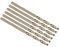 PATIKIL 2mm Drill Bit, Jobber Straight Shank M2 High-Speed Steel 118° Gold Finish for Stainless Steel Hard Metal - 6 Pack
