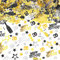 Happy 50th Birthday Confetti 30g 50th Anniversary Sequins for 50 Years Birthday Table Confetti Party Decorations Black Gold