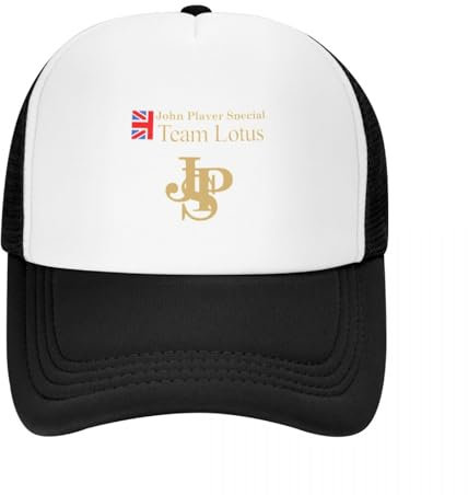 Trucker Cap MeshCap JPS Lotus Graphic Klassisches T-Shirt Baseballmütze Schaumstoff-Partymütze Golfmützen für Männer und Frauen