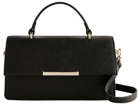 Ted Baker Rosly Bar Detail Elongated Top Handle Bag Black