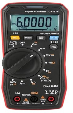 BADIKA Digital Multimeter UT117C Digital Multimeter 60000 Counts Electrical Multi Tester Loz LPF Blue.tooth Industrial Multi Meter(UT117C Kit)