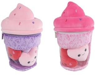 Van Manen Plüsch-EIS Kuscheltier mit Herzen - 25cm Spielzeug