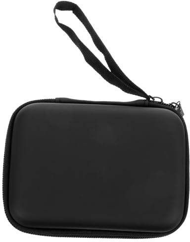 Tragbares Diabetes Etui für Unterwegs, Kompakt, Leicht, Schwarz | PU Lint Oberfläche, Schützt Blutzuckersystem, für Rucksack und Tasche, Stilvolles Design
