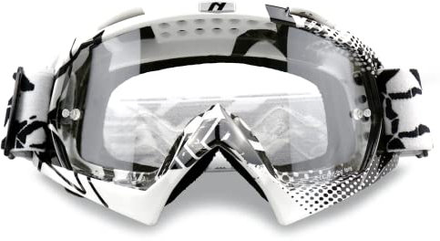 NENKI Motocross Brille Motorradbrille, ATV Dirt Bike Off Road Crossbrille mit Anti-Fog/UV Schutz, MX-Fahrbrille für Damen Herren - Skibrille, Radfahren Wandern
