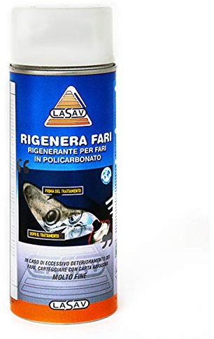 Rigenera fari auto spray 400 ml rinnova fanali ravvivante per fari protettivo