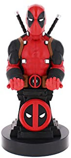 Cable Guys - Deadpool Plinth Marvel Gaming Accessories Holder & Phone Holder for Most Controller (Xbox, Play Station, Nintendo Switch) & Phone