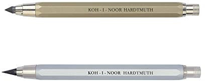 Koh-I-Noor Porte-mine/Porte-mine No. 5340, mine 5.6 mm Différentes Sets Gold+Silber