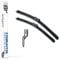 Xtremeauto Replacement Front Windscreen Wiper Frameless Blade Kit - 2x Blades For Fiat 500 Hatchback Oct 2007 Onwards