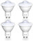 Luxvista 4-Pack 5W GU10 Led Bulbs with Motion Sensor, Equivalent to 50W Incandescent, Auto On/Off PIR Infrared Detection Lamp, for Porch, Garage (Cold Light 6000K, Not Dimmable)