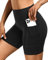 Sportneer Radlerhose Damen Kurze Sporthose 7 Kurze Leggings Damen Gym Shorts High Waist Sporthose Kurz Biker Shorts