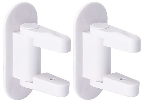 Baby Sicherheitsschloss Türgriff,2Pcs Kindersicherung für Türen Selbstklebendes Sicherheitsschloss Baby Fenstersicherung,für Türgriff Fenster Schlafzimmer