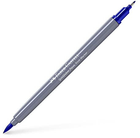 Faber-Castell Creative Studio Goldfaber Aqua Dual Marker, Blauviolett, Einzelmarker, für Kunst, Handwerk, Zeichnen, Skizzieren, Zuhause, Schule, Universität, Ausmalen