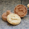 Fun Food Tools, Keksstempel aus Holz, 6,3 cm (2,5 Zoll) (Rentier und Stechpalmen) CS-049