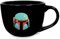Star Wars: The Mandalorian Boba Fett Keramik-Suppentasse, Schüssel für Eis, Müsli, Haferflocken, große Kaffeetasse für Espresso, Koffein, Getränke, niedliche Heim- und Küchendekoration,