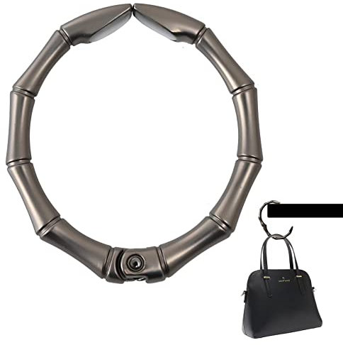 POKOTO Taschenhaken-Aufhänger, hält bis zu 15 kg, Geldbörsenhaken für Schreibtisch, unter dem Tisch, Bar, Handtaschenaufhänger, Leisten usw. Stilvolle Geldbörsenhalter-Aufbewahrung, Handtaschen-Clips,