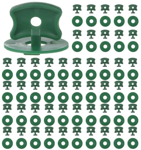 200 Pcs Greenhouse Twist Clips,Plastic Greenhouse Fixing Clips and Washers Greenhouse Accessories Extender Corner Clips for Aluminium Greenhouse Securing Insulation Bubble Netting Shading